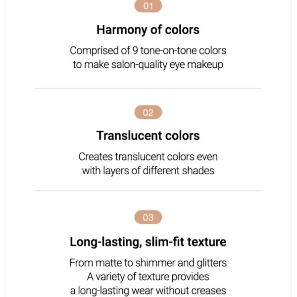 3CE Multi Eye Color Palette + Dual Eye Brush Set [#2 Colors] - Image 11