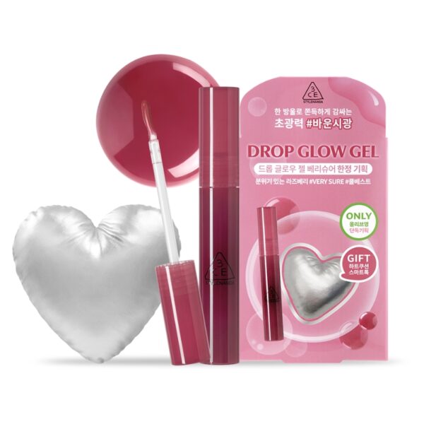 3CE Drop Glow Gel [#2 Colors] (+ Heart SmartTok) - Image 2