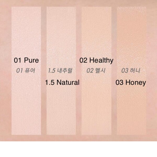 AMUSE Dew Power Vegan Cushion SPF50+ PA++++ [#2 Colors] - Image 10