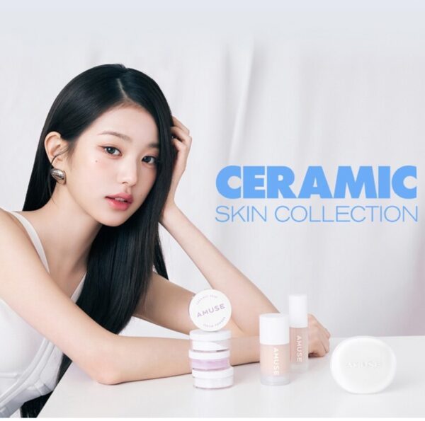 AMUSE Ceramic Skin Perfector Foundation SPF40 PA++ mini [#3 Colors] - Image 3
