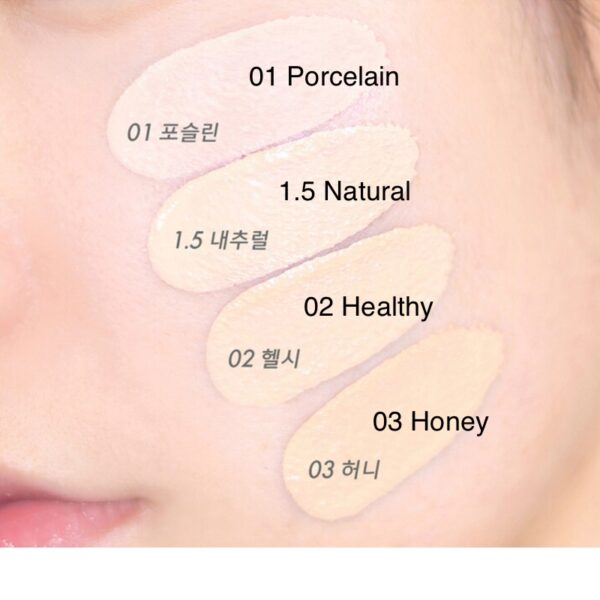 AMUSE Ceramic Skin Perfector Foundation SPF40 PA++ mini [#3 Colors] - Image 4