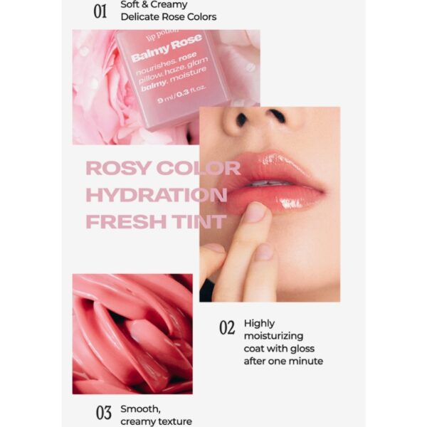 Alternative stereo Lip Potion Balmy Rose [#7 Colors] (Single/ Set) - Image 3