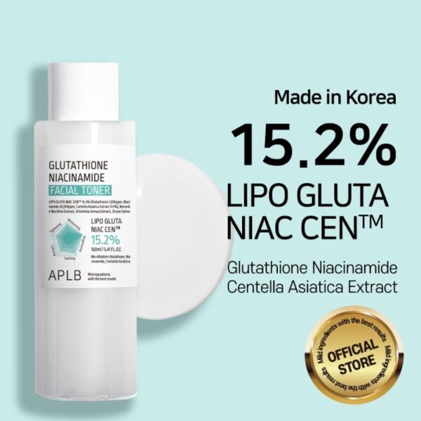 APLB Glutathione Niacinamide Facial Toner 160ml - Image 2
