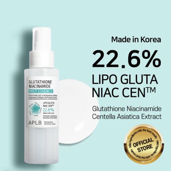 APLB Glutathione Niacinamide Mist Essence 105ml - Image 2