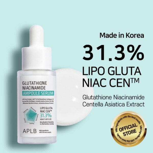 APLB Glutathione Niacinamide Ampoule Serum 40ml - Image 2