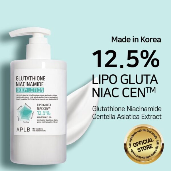 APLB Glutathione Niacinamide Body Lotion 300mL - Image 2