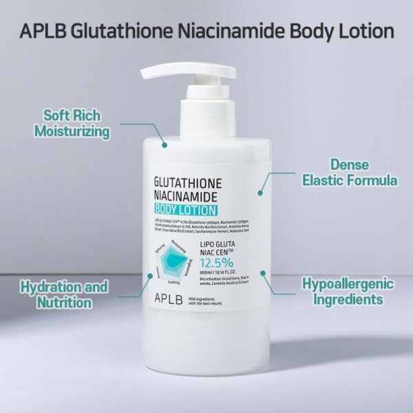 APLB Glutathione Niacinamide Body Lotion 300mL - Image 6