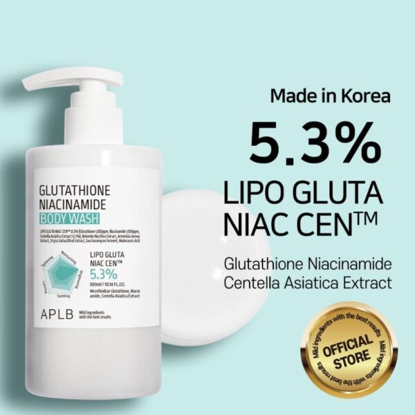 APLB Glutathione Niacinamide Body Wash 300mL - Image 2