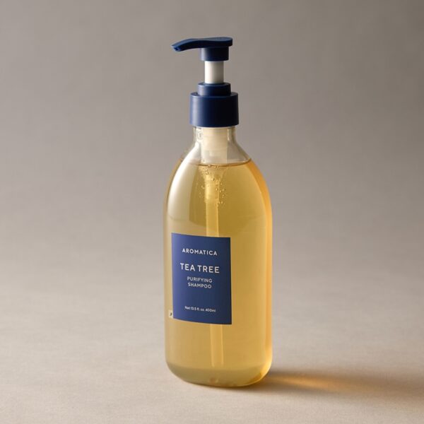 AROMATICA Tea Tree Purifying Shampoo 400ml - Image 2