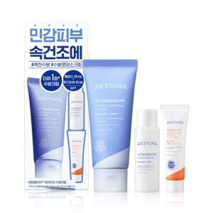 AESTURA Atobarrier 365 Hydro Soothing Cream Set (+ Essence+Sun Cream)