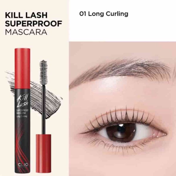 Clio Kill Lash Superproof Mascara 1+1 Special Set [#10 Sharp Curl] - Image 8