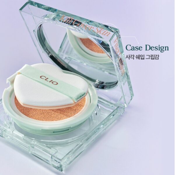 CLIO Kill Cover Skin Fixer Cushion [#21N Ginger] (+Refill + Key Ring) - Image 5