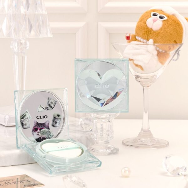 CLIO Kill Cover Skin Fixer Cushion [#21N Ginger] (+Refill + Key Ring) - Image 3