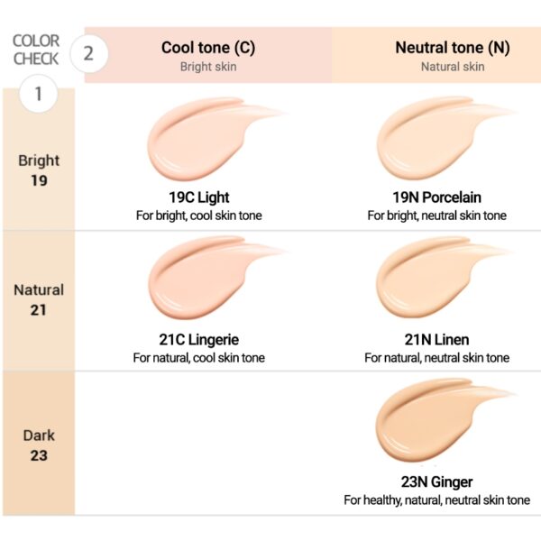 CLIO Kill Cover Skin Fixer Cushion [#21N Ginger] (+Refill + Key Ring) - Image 7