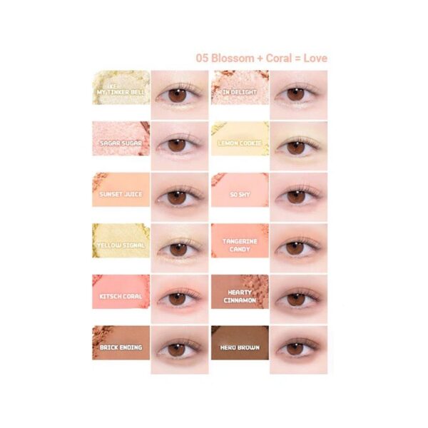 Colorgram Pint Point Eyeshadow Palette [#5 #6] - Image 3
