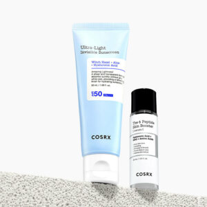 COSRX Ultra Light Invisible Sunscreen SPF50 Broad Spectrum Set (+Peptide Skin Booster Serum 30ml)