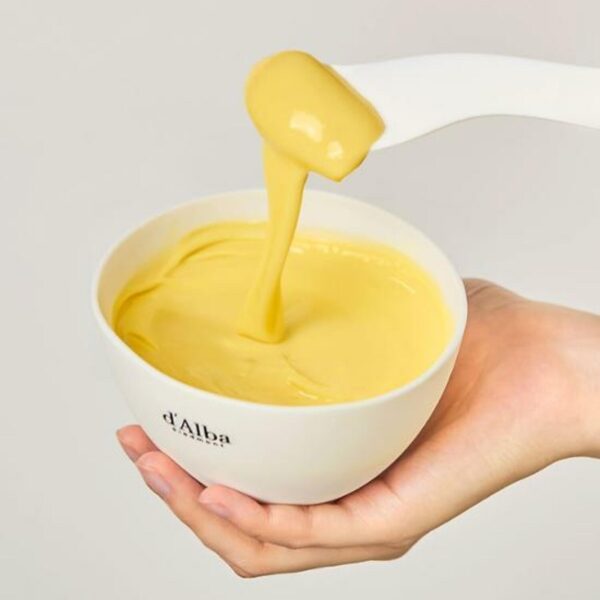 d'Alba White Truffle Serum & Cream Modeling Mask 66g*4ea [Nutritive / Hydrating] (+Soothing/Cooling mask 1ea + mixing bowl 1ea) - Image 3