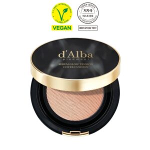 NEW💖 d’Alba Serum Glow Tension Cover Cushion SPF50+ PA++++ [#2 Colors] (+2puffs)
