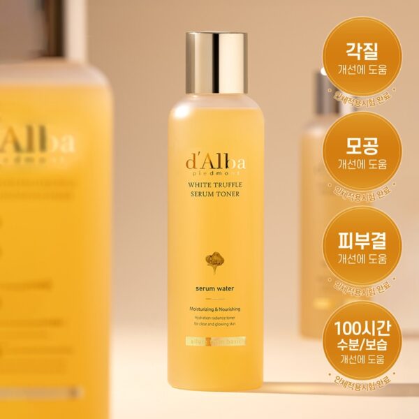d’Alba White Truffle Moisturizing Serum Toner 180ml - Image 3