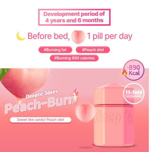 Deepte 3-Day Peach Burn 30 Tablets - Image 4