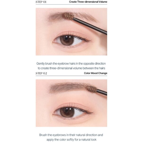 TAG Air Fixing Brow Cara [#01 Dark Brown] - Image 4