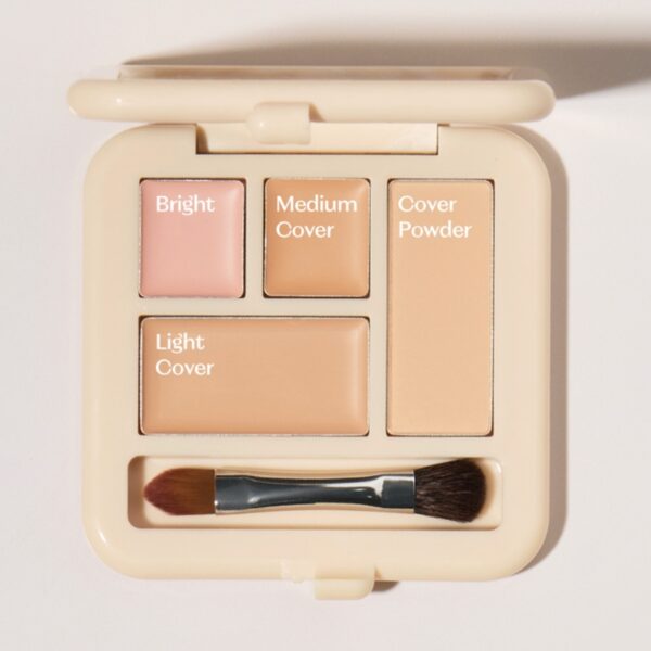 NEW💖 ETUDE Double Lasting Artist Concealer Palette (+Pot Cealer+puff Brush) - Image 4