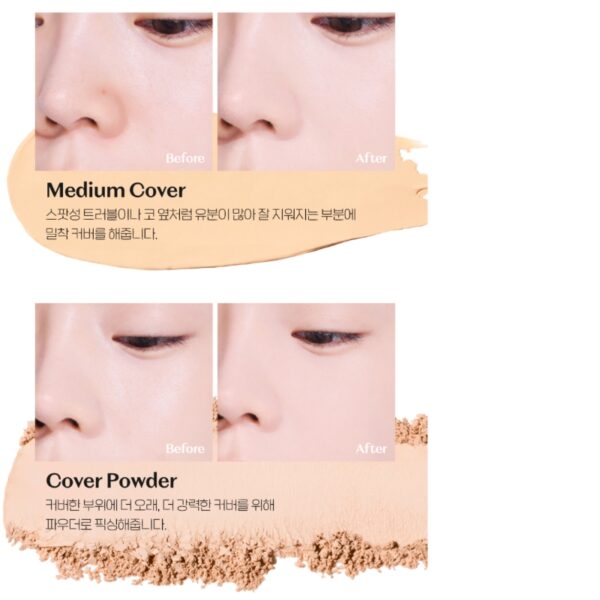 NEW💖 ETUDE Double Lasting Artist Concealer Palette (+Pot Cealer+puff Brush) - Image 9