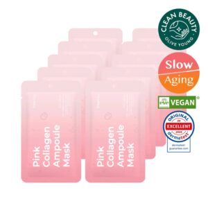 freemay Pink Collagen Ampoule Mask Sheet  [#10Masks]