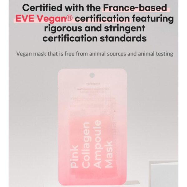 freemay Pink Collagen Ampoule Mask Sheet  [#10Masks] - Image 2