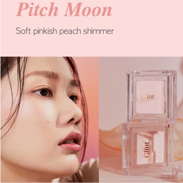 Glint by VDIVOV Highlighter Set [#01 Dewy Moon] (+Blush) - Image 7