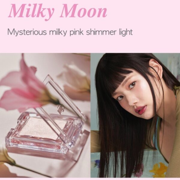 Glint by VDIVOV Highlighter Set [#01 Dewy Moon] (+Blush) - Image 6