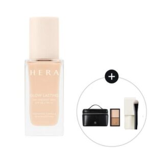 HERA Glow Lasting 24H Radiant Skin SPF22 PA++ [#23N1 BEIGE] (+Brush + Contouring Duo + Pouch)