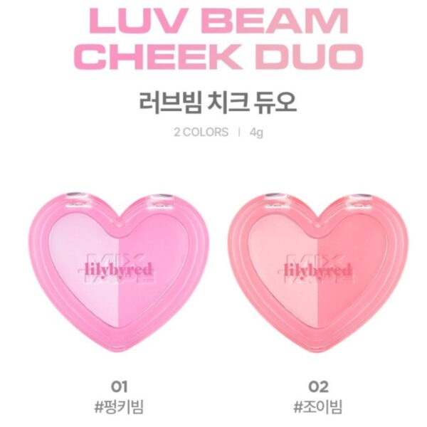 lilybyred Luv Beam Cheek Duo Brush Set [#1 #2] - Image 4