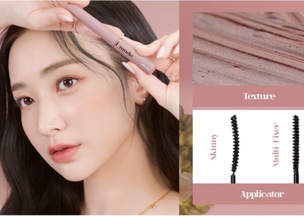 Mude Inspire Multi Fixer Mascara Set [#01 Clear Black] (+Muliti Cealer) - Image 11