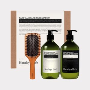 NARD Sensitive Scalp Care Shampoo 500ml & Treatment 500ml & Brush Set
