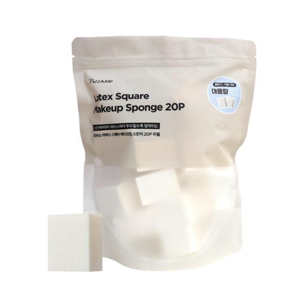 Picasso Latex Square Makeup Sponge 20P