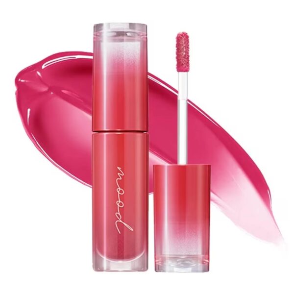 Peripera INK MOOD GLOWY TINT Set [#05 Cherry So What] (+mini Gross) - Image 5