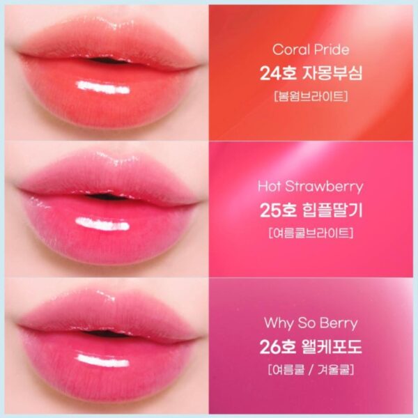 Soda Café x peripera Ink Mood Glowy Tint  Set [#24 #25 #26](+mini Gross) - Image 6