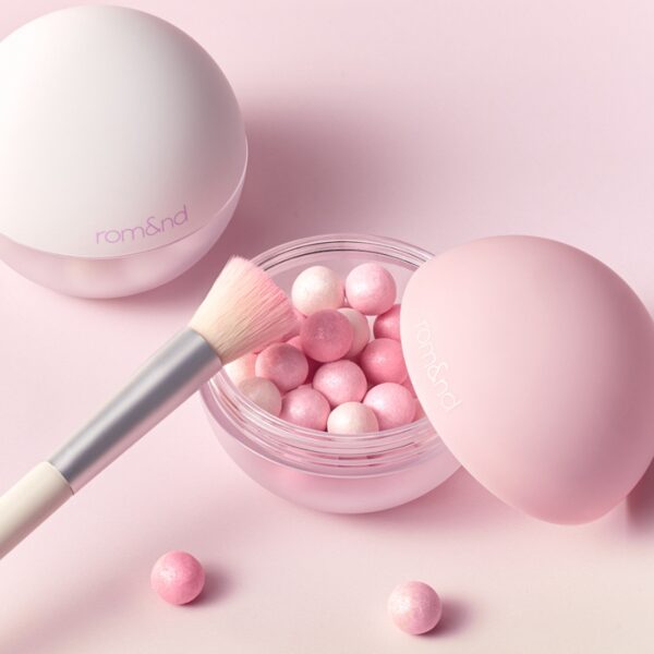 ROM&ND Sheer Powder pearls Set [#2 Colors] )+(1 Brush) - Image 2