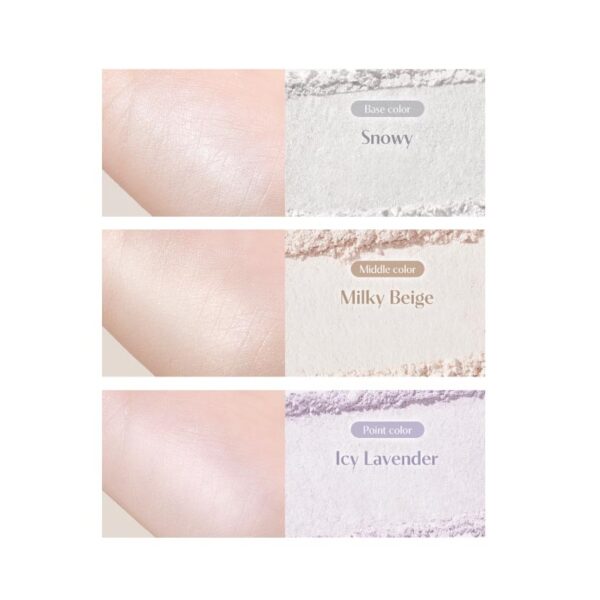 ROM&ND Sheer Powder pearls Set [#2 Colors] )+(1 Brush) - Image 7