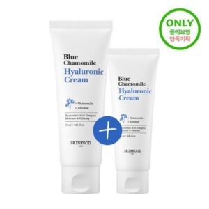 SKINFOOD Blue Chamomile Hyaluronic Cream 70ml Special Set (+30ml)