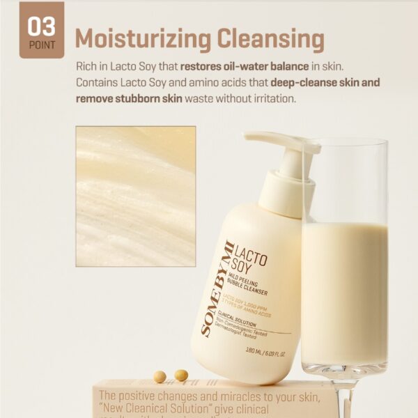 SOME BY MI Lacto Soy Mild Peeling Bubble Cleanser - Image 5