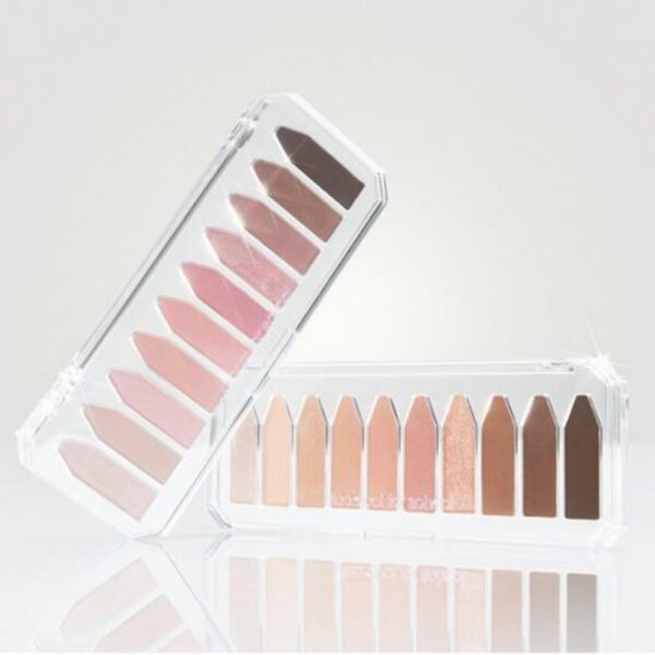 too cool for school Frottage Palette [#01 Peach Plain] (+3 Brush + eye glitters Pencil) - Image 3