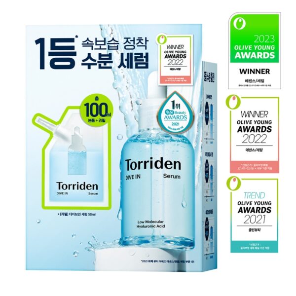 Torriden Dive-In Serum 50mL Refill Set (+50mL Refill Pack)