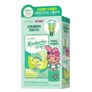 SANRIO x Teazen Kombucha  Drink Mix [#Green Mandarin Lime] 12 Sticks
