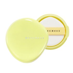 WAKEMAKE Water Glow Coating Cushion SPF50+PA++++ Set [#19 Porcelain ] (+Refill+ 2puffs)