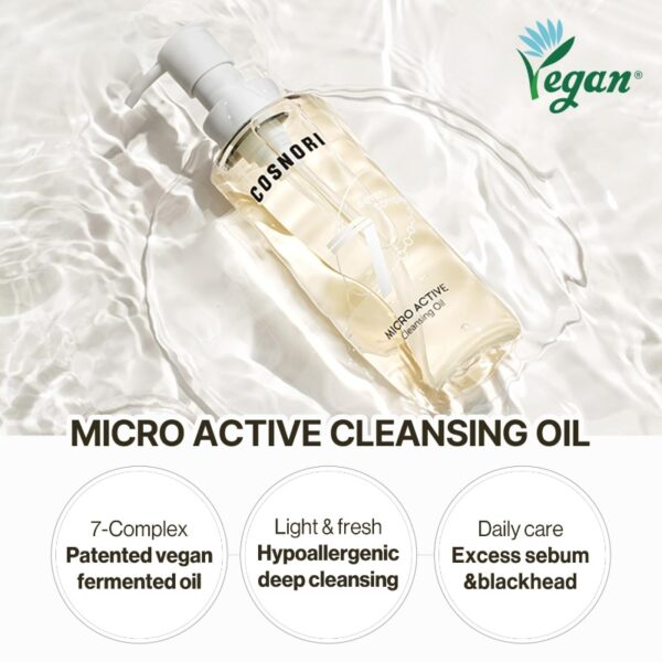 COSNORI Micro Active Cleansing Oil 200mL - Image 2