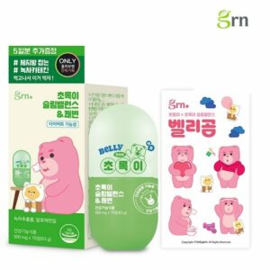 grn+ Green Slim Balance & Smooth Bowels 60 Tablets & 10 Tablets