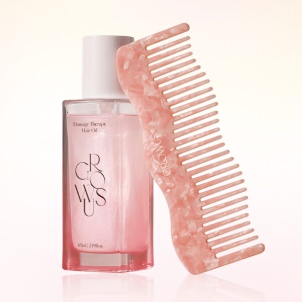 Growus Damage Therapy Hair Oil Special Set (+Hair Brush)