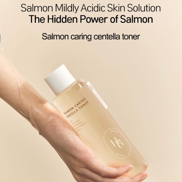 HEVEBLUE Salmon Caring Centella Toner 200mL - Image 2
